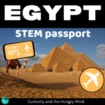 Preview of EGYPT STEM Activities Student Travel Passport