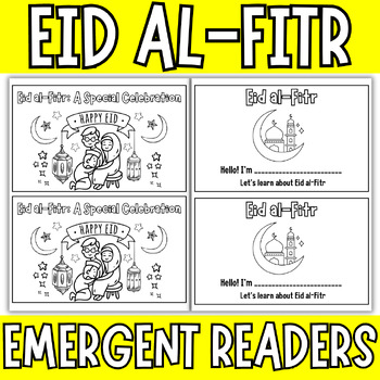 Preview of EID Al-Fitr Mini Book for Emergent Readers /Mini Book- Young Learners