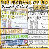 EID CELEBRATION RESEARCH FLIPBOOK: EDITABLE