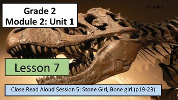 Preview of EL 2nd Grade - Module 2 Unit 1 - Lesson 7 - Close Read Stone Girl, Bone Girl.