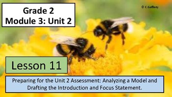 Preview of EL 2nd Grade - Module 3, Unit 2 - Lesson 11 - Analyzing a Written Model