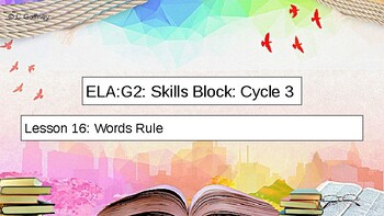 Preview of EL 2nd Grade - Skills Block Cycle 4