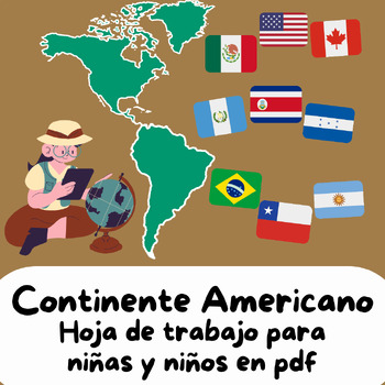 Preview of EL CONTINENTE AMERICANO PARA NIÑOS Y NIÑAS