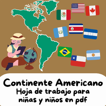 Preview of EL CONTINIENTE AMERICANO para NIÑOS Y NIÑAS