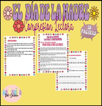 Preview of EL Día de la Madre Comprensión Lectora| Mother's day (SPANISH) Reading Passages 