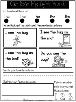EL Education - 1st Grade Sight Words - Module 1, 2 & 3 by Rita Tameling