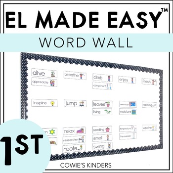 Preview of EL Education 1st Grade | Word Wall Cards FOR THE YEAR