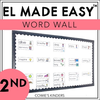 Preview of EL Education 2nd Grade | Word Wall Cards FOR THE YEAR