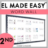 EL Education 2nd Grade | Word Wall Cards FOR THE YEAR
