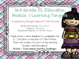 EL Education 3rd Grade Learning Targets {Melonheadz Edition}