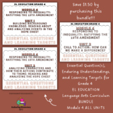 EL Education 4th Grade Module 4 Essential Questions/Learni