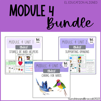 Preview of EL Education Aligned | Module 4 | 1st Grade | BUNDLE!