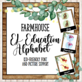 EL Education Alphabet | Farmhouse Greenery Decor