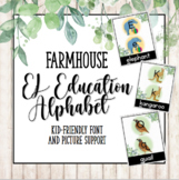 EL Education Alphabet - Modern Farmhouse Decor