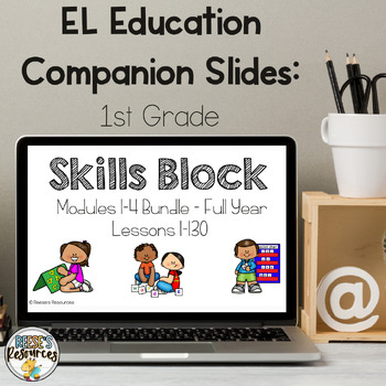 Preview of EL Education Skills Block Companion Slides for the Full Year: Modules 1-4 Bundle