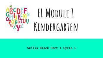 Preview of EL Education Curriculum-Skills Block Slides, Module 1, Part 1 Lessons 1-15