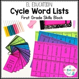 EL Education Cycle Word Lists First Grade Skills Block