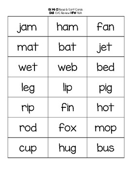 EL Education First Grade Skills Block Teacher Group- Word List Cycle Cards