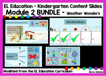 Preview of EL Education Kindergarten Content Module 2 Slides BUNDLE