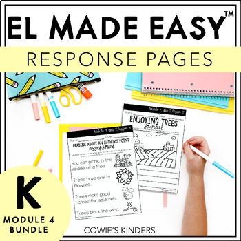 Preview of EL Made Easy™ | EL Education Kindergarten Response Pages | Module 4 Workbook