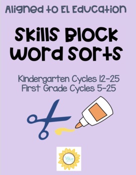 2nd Grade-EL Skills Block Cycle Labels for Scrapbook Case