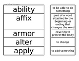 EL Education M2 Animal Defense Mechanisms Words and Definitions