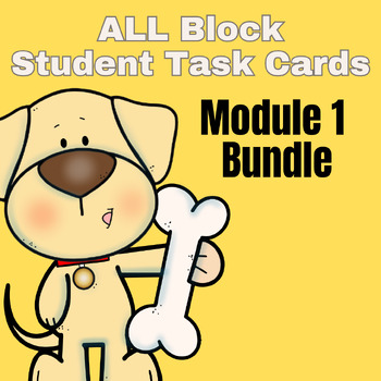 Preview of EL Education-Module 1 ALL Block Student Task Cards-4th Grade