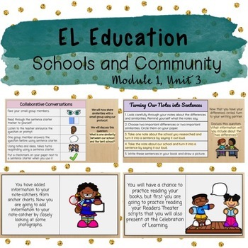 Preview of EL Education Schools and Community Module 1, Unit 3