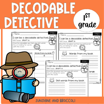 Preview of EL Education Skills Block 1st Grade | ALL YEAR | Decodable Detective