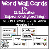 EL Education Word Wall Cards All Modules 2nd Grade ~ 2016 Edition