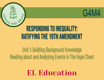 Preview of EL Grade 4 Module 4 Unit 1: Responding to Inequality--Ratifying the 19th...