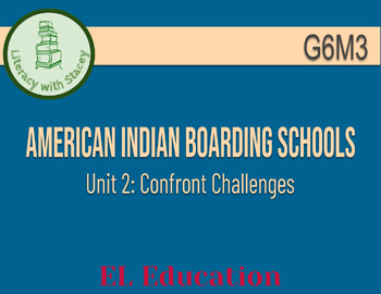 Preview of EL Grade 6 Module 3 Unit 2: American Indian Boarding Schools