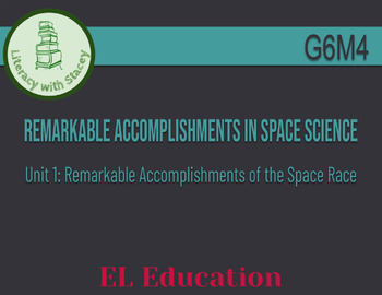 Preview of EL Grade 6 Module 4 Unit 1: Remarkable Accomplishments in Space Science