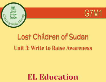 Preview of EL Grade 7 Module 1 Unit 3: Lost Children of Sudan