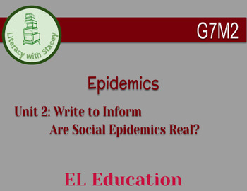 Preview of EL Grade 7 Module 2 Unit 2: Epidemics