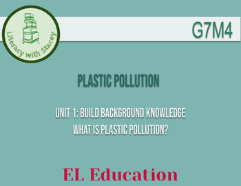 Preview of EL Grade 7 Module 4 Unit 1: Plastic Pollution