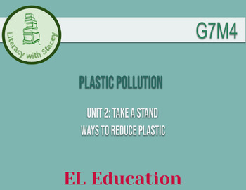 Preview of EL Grade 7 Module 4 Unit 2: Plastic Pollution