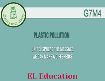Preview of EL Grade 7 Module 4 Unit 3: Plastic Pollution