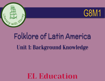 Preview of EL Grade 8 Module 1 Unit 1: Folklore of Latin America