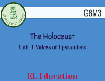 Preview of EL Grade 8 Module 3 Unit 3: The Holocaust