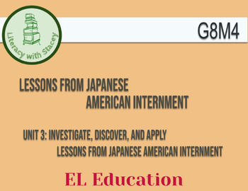 Preview of EL Grade 8 Module 4 Unit 3: Lessons from Japanese American Internment