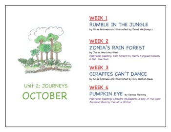 Preview of EL/ELL/ESL Read Alouds: Unit 2 OCTOBER Journeys