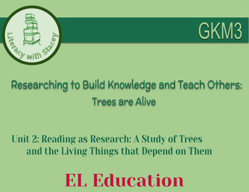 Preview of EL Kindergarten Module 3 Unit 2: Trees are Alive