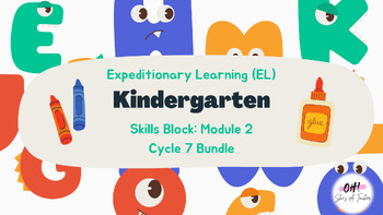 Preview of EL Kindergarten Skills Block: Module 2: Cycle 7 Bundle