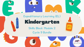 Preview of EL Kindergarten Skills Block: Module 2: Cycle 9 Bundle