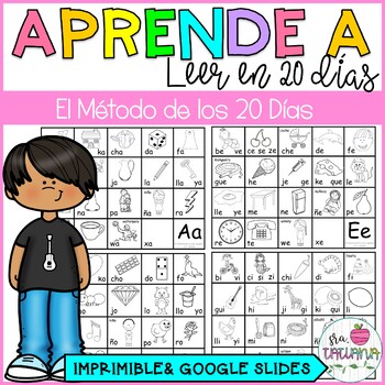Preview of Learn How to Read in Spanish in 20 Days | Aprende a Leer en 20 Días