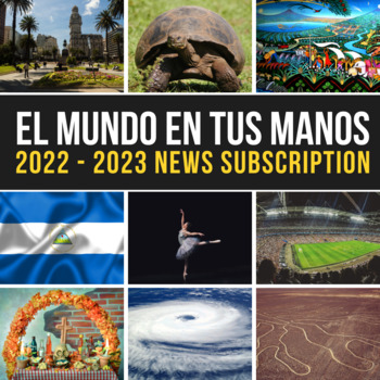 Preview of EL MUNDO EN TUS MANOS: News summaries for Spanish students 2022-2023