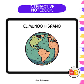 Preview of EL MUNDO HISPANO | PAÍSES HISPANOS | SPANISH-SPEAKING WORLD | NOTEBOOK