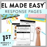 EL Made Easy™ | EL Education 1st Grade Response Page Workb