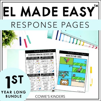Preview of EL Made Easy™ | EL Education 1st Grade Response Page Workbook | YEAR LONG BUNDLE